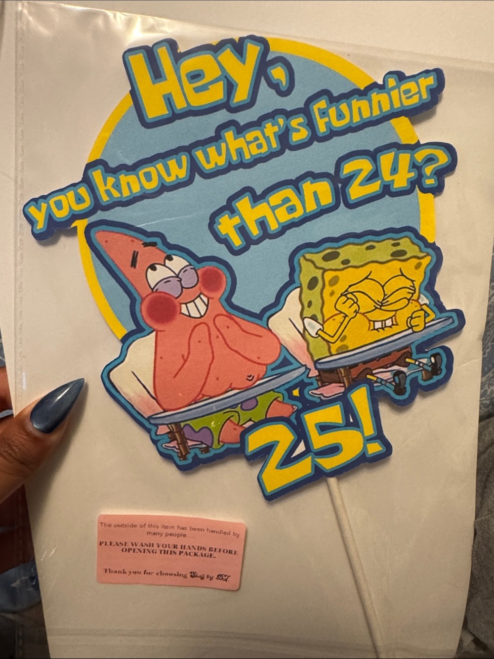 SpongeBob Squarepants Party Cake Topper NEW